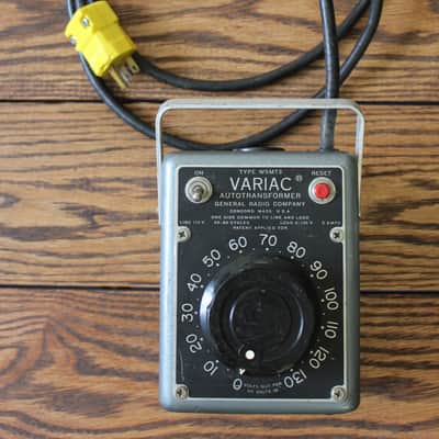 General Radio Company Variac W5MT3 1970's Metal Grey image 6