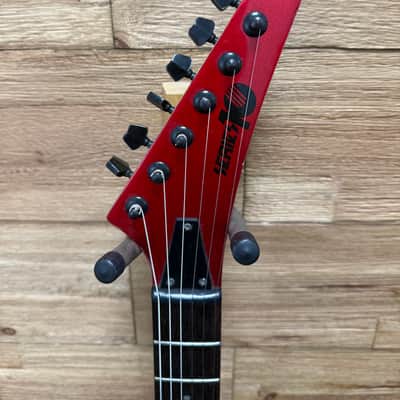 Series 10 by Bently  HSS Super Strat Guitar- 1980's -Candy Apple Red - 7lbs 8oz w/gig bag image 7