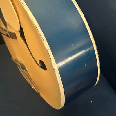 Vintage Silvertone Colorama Archtop Acoustic 1950’s Kentucky Blue RARE John Prine image 8