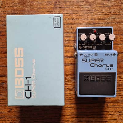 Boss CH-1 Super Chorus (Dark Gray Label) 2001 - Present - Blue image 1