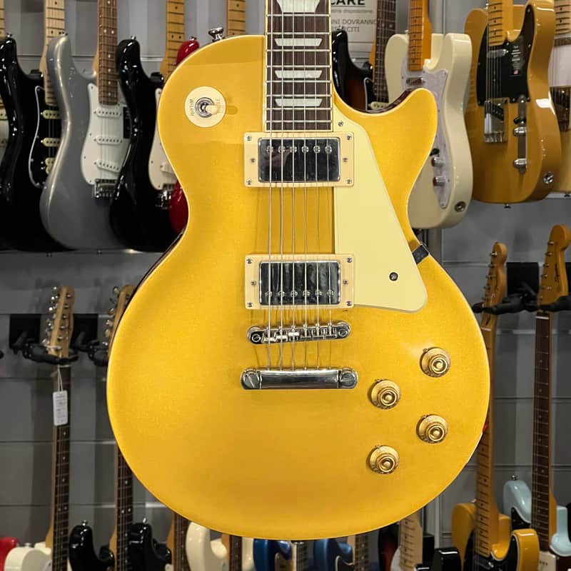 Epiphone Les Paul Standard Gold Top + Original Case image 1