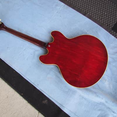 1970 Gibson ES-330 Tragedy Transit Damaged Gibson ES-330 Was Beautifully Clean Before Headstock Crack image 3