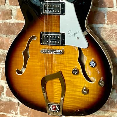 New Hagstrom SUVIK-TSB Super Viking Tobacco Sunburst, Gorgeous Guitar, Support Small Biz, Buy Here! image 1