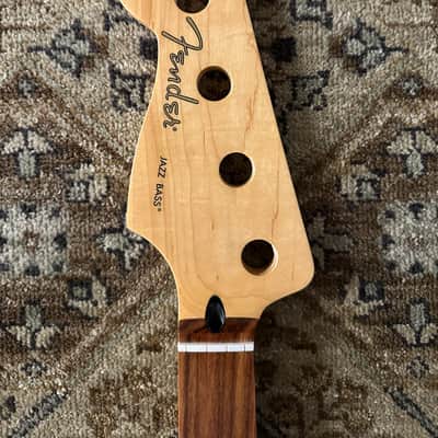 Fender Player Series Left-Handed Jazz Bass Neck, 20 Medium Jumbo Frets, 9.5 Radius w/ Pau Ferro Fingerboard image 4