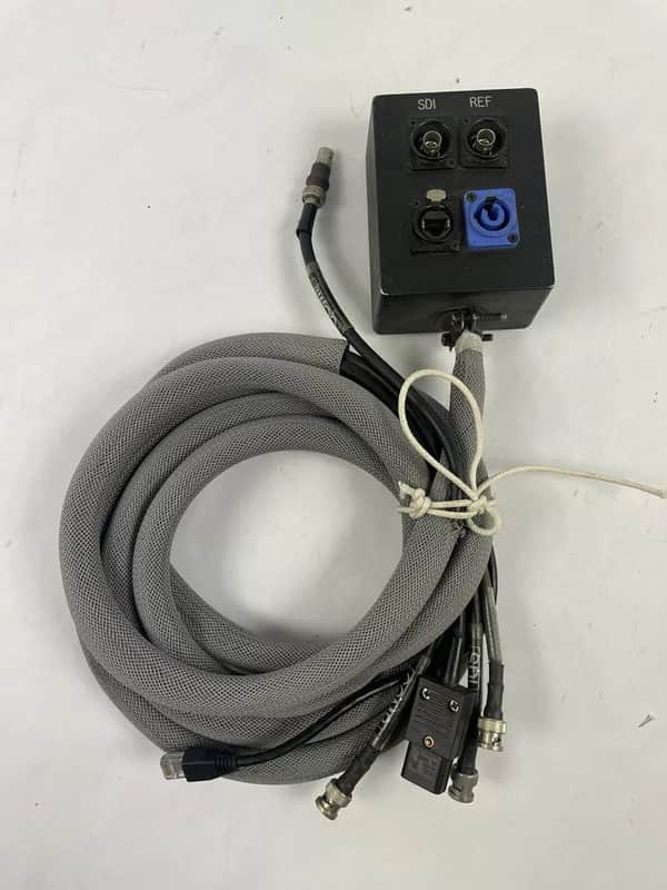 Breakout box Audio Snake 4 inputs Neutrik powerCON 20A EtherCon RJ45 BNC chassis image 1