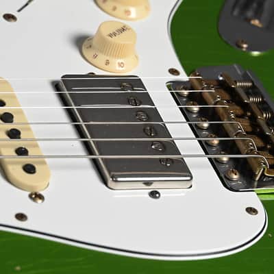 Fender Custom Shop Stratocaster 1955 Journeyman Relic HSS Lime Green 2024 - Lime Green image 6