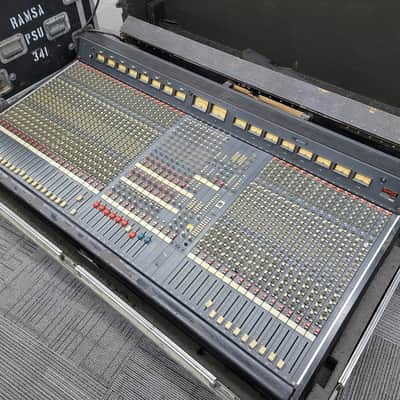 Ramsa Model S840 40 channel live sound mixer with power supply and roadcase - Gray image 2