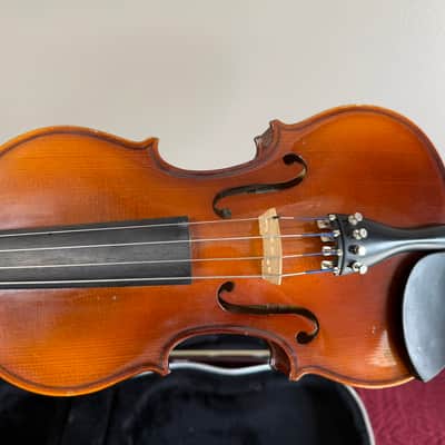 Glaesel VA25E6 14" Viola Outfit with Case and Bow image 2
