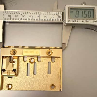 Gotoh 206 Omni Adjust Bass bridge plate 1987-1994 - Gold image 8