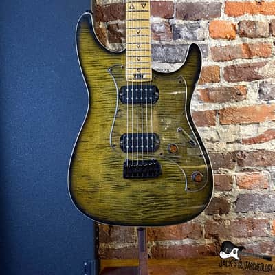 Valiant Guitars Soothsayer 'The Sage' HH w/ OHSC *NAMM Model* (2020s - Natural Flame Top Gloss)