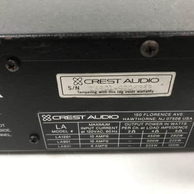 Crest Audio LA 901 Power Amplifier image 6