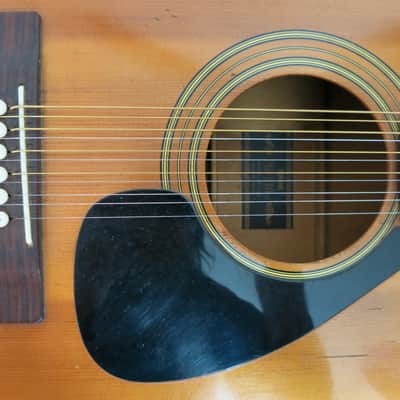 Vintage 1970s Yamaha FG-210 Acoustic Guitar Project High Action image 3