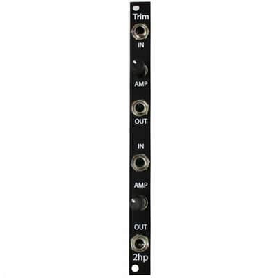 2hp TRIM Eurorack Attenuator Module (Black) image 1