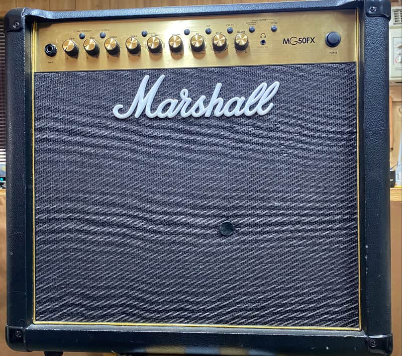 Marshall MG Gold MG50FX 4-Channel 50-Watt 1x12" Solid State Guitar Combo 2000s - Black image 1