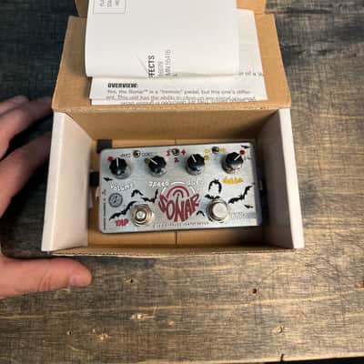 Zvex Vexter Series Sonar Tremolo with Tap Tempo 2010s - Silver with Graphic image 8