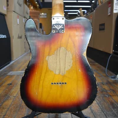 Fender Custom Shop Limited Edition '70s Telecaster Custom Heavy Relic Bleached 3-Color Sunburst w/Hard Case image 3