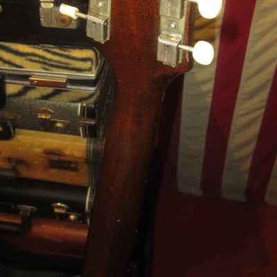 1983 Epiphone FT-45 Cortez Sunburst EARLY Fat Neck w/ Nice Hard Case image 4