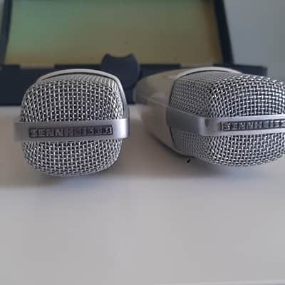 Set of 2x Sennheiser MD 421-N Cardioid Dynamic Microphones 1960s - 1980s - White image 6