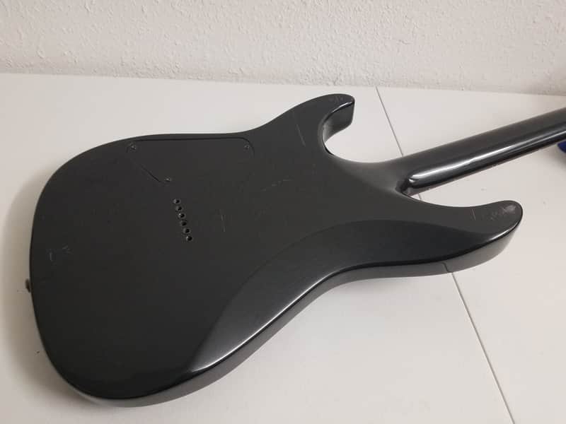 Squier by Fender Sub-Sonic Black Subsonic Baritone Guitar | Reverb