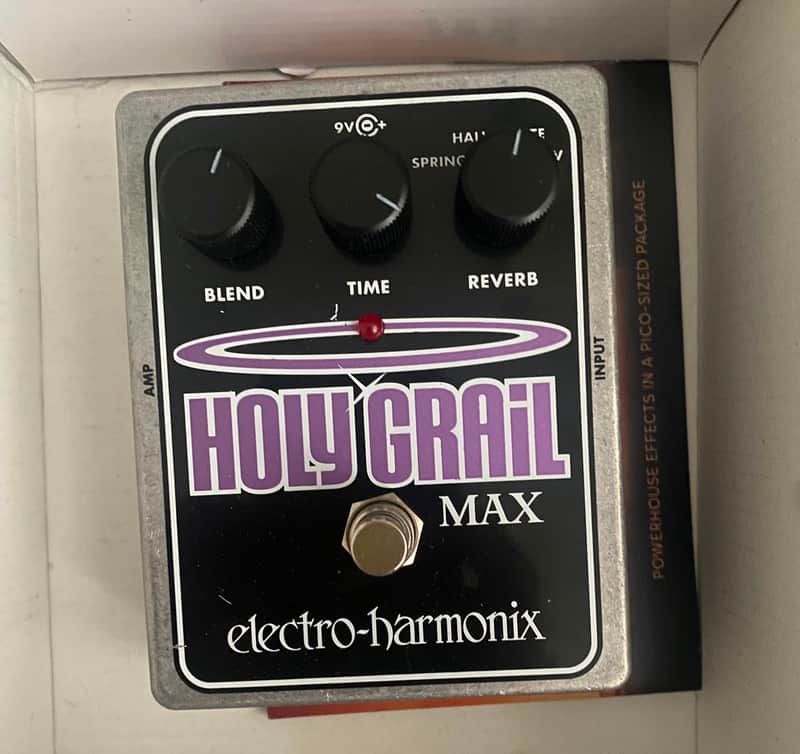 Electro-Harmonix Holy Grail Max Reverb 2014 - Present - Black / Purple / Gray image 1