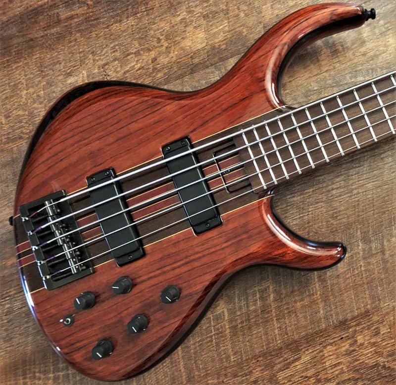 Tobias Signature 5 String Bass. 1990 Catalog Bass. Unique 1 of a Kind. Bubinga-Wenge image 1