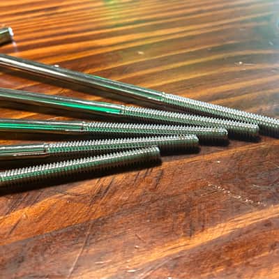 Ludwig 7” Bass Drum T Rods - Long Type - 5 Count - Very Good Condition - We Ship Fast! image 3