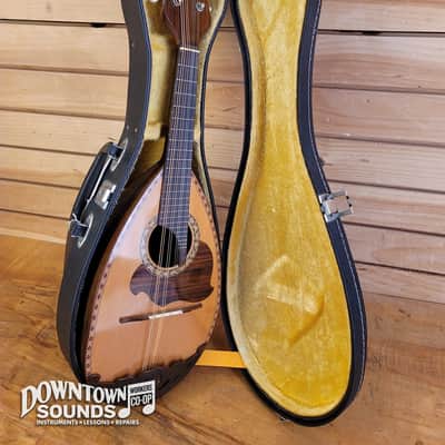 1970s Made in Japan Conqueror CM-815 Bowl-Back Mandolin with Hard Case - Natural, 1lbs 9oz image 12