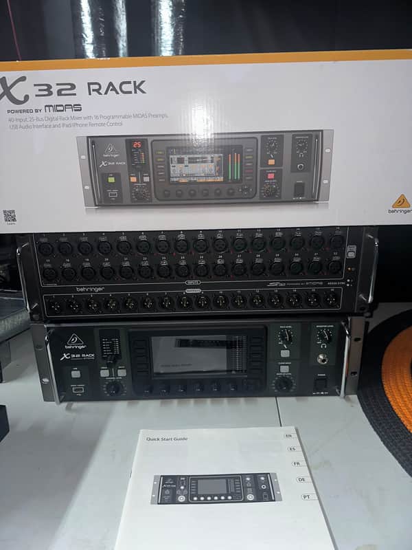 Behringer X32 & S32 Digital Snake IO Box 32 Preamps 16 Outputs 2015 - Present - Black image 1