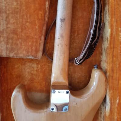 Fender Stratocaster 1962 Natural Slab board/veneer Transition month image 7