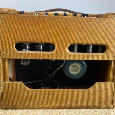 Fender Tweed Tremolux 5E9 Rare 1955 Vintage Narrow Panel Small Box image 9