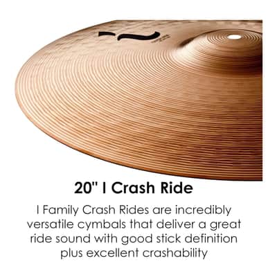 Zildjian I Series 20-inch Crash-Rides Cymbal image 3