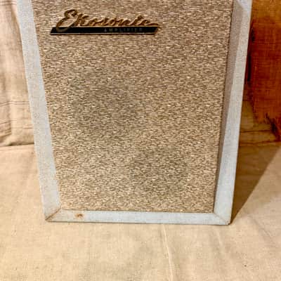 Ekosonic Mod 98 Tube Amplifier Made in Italy Circa 1950's - Two Tone Blue M image 11