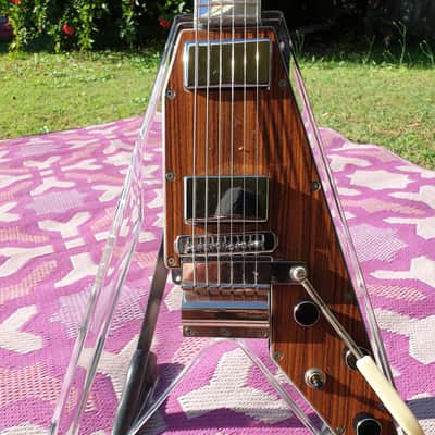 Electrical Guitar Company Brent Hinds Signature Flying V (Acrylic) 2015 Acrylic/Lucite, Wood image 2