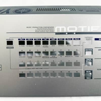 YAMAHA Motif 6 Original Aluminum Top Side Frame Panel. Great Condition ! image 7
