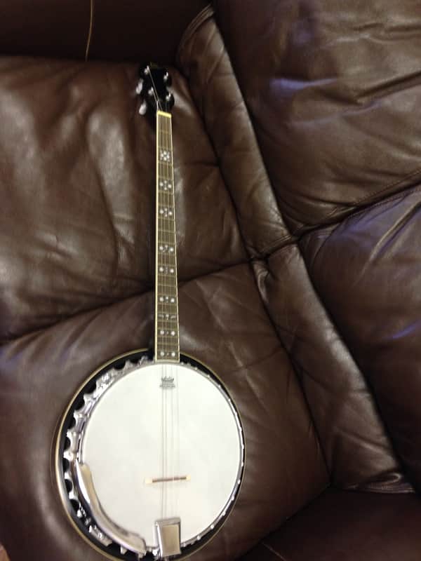 TYLER MOUNTAIN 4 String Tenor Banjo Brown walnut stain image 1