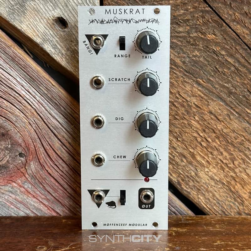 Moffenzeef Modular Muskrat 8-bit Wavetable Drum Synth - Silver image 1