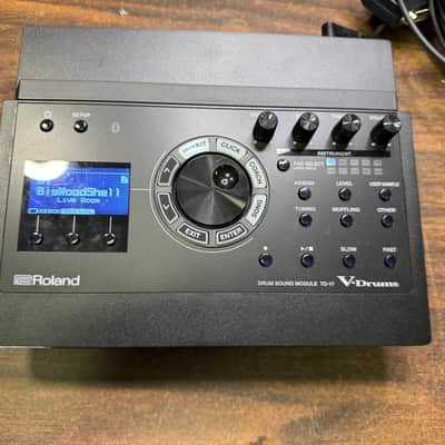Roland TD-17 V-Drum Module w/Mount, Clamp, Wiring Harness, Manual, Power Z5P6909 image 4