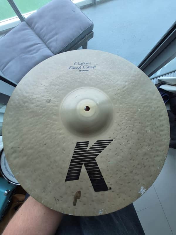 Zildjian 18" K Custom Dark Crash Cymbal 1995 - Present - Traditional image 1
