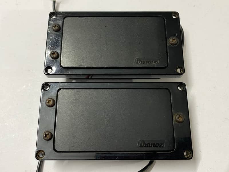 1980s Ibanez Roadstar II IBZ Humbucker set 10.13k + 9.99k coil tapped + mounts original vintage made in Japan Bild 1