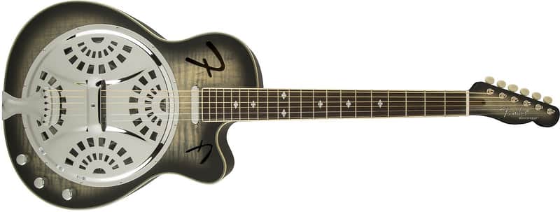 Fender Roosevelt Resonator CE w/ Electronics Moonlight Burst image 4