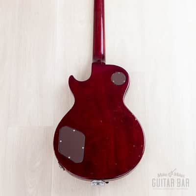 1975 Gibson Les Paul Deluxe Vintage Guitar Cherry, Humbucker Conversion w/ 57 Classic PAFs, Bigsby B7 & Case image 3