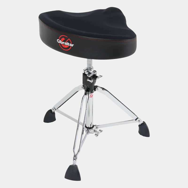 Gibraltar 9000 Series Neoprene Moto Throne Black / Chrome image 1