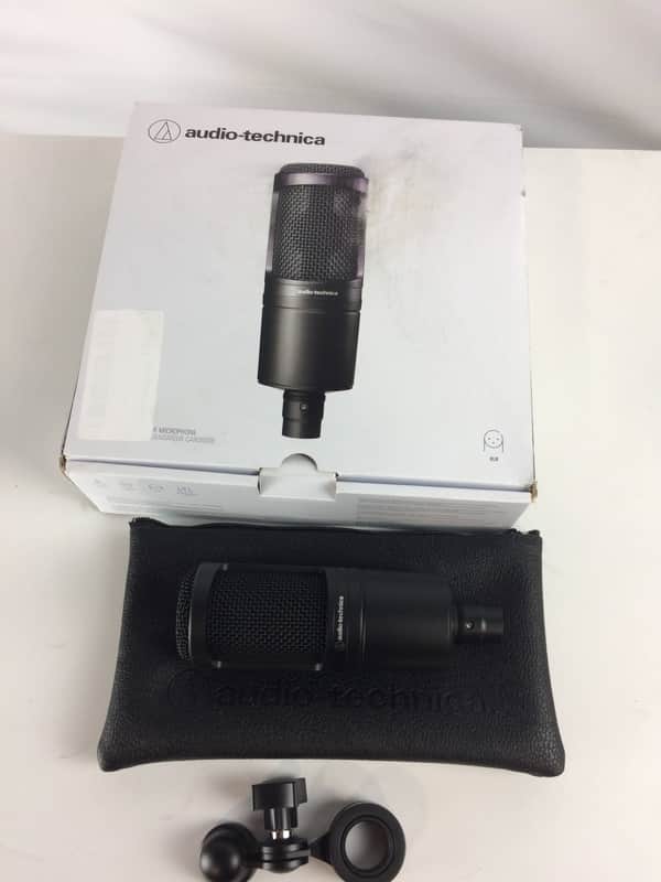 Audio Technica AT2020 Cardioid Condenser Studio Microphone image 1