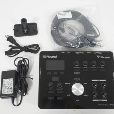 Roland TD-25 V-Drums Electronic Drum Brain Sound Module w/ PSU, Cables, Mount Plate