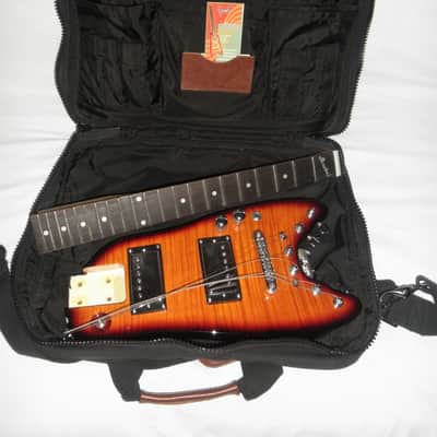 Strobel Rambler Travel Guitar - Tobacco Sunburst image 2