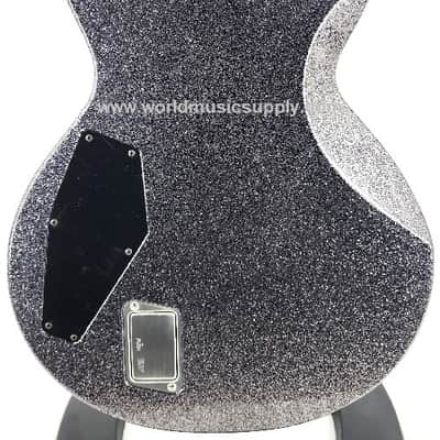ESP ESP USA Custom Eclipse w/Fishman Fluence Black HW w/Case-Black Sparkle-Serial#: US25442 image 6