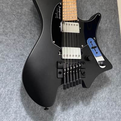Strandberg Salen Classic NX 6 Tremolo Electric Guitar (Black Granite) with Hard Case, Gig Bag, & Accessories image 3