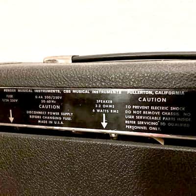USA Fender Champ 1979 - Silverface - Jensen upgrade image 3
