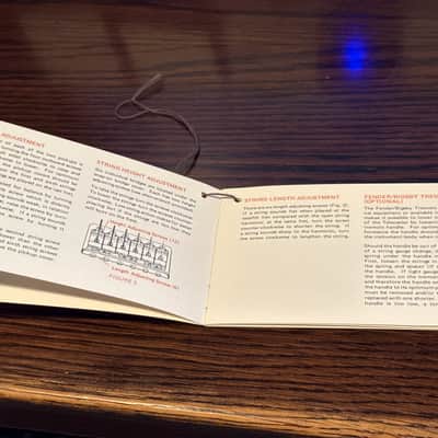 Fender Telecaster Thinline 1972 Owners Manual Hang Tag image 3