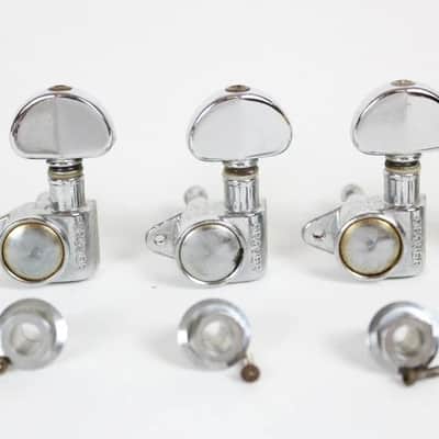 Standard GROVER Rotomatic 3x3 Tuners NICKEL ~Aged RELIC~ for Gibson Les Paul Standard/Custom/SG/ES image 5